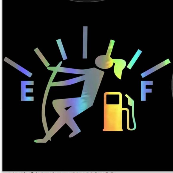 Girl Car Gas Decal - Picture 1 of 4